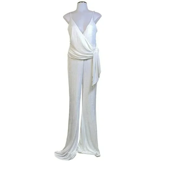 Michael Costello xREVOLVE Irene Jumpsuit - White - Picture 2 of 12